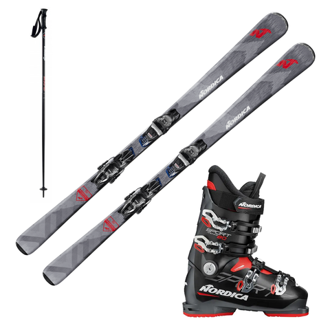 Children 6-17 and Seniors 65+ Recreational Package (Skis, Boots and Poles)